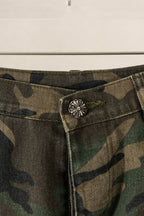 Yellow & Green Cross Patch Camo Shorts™