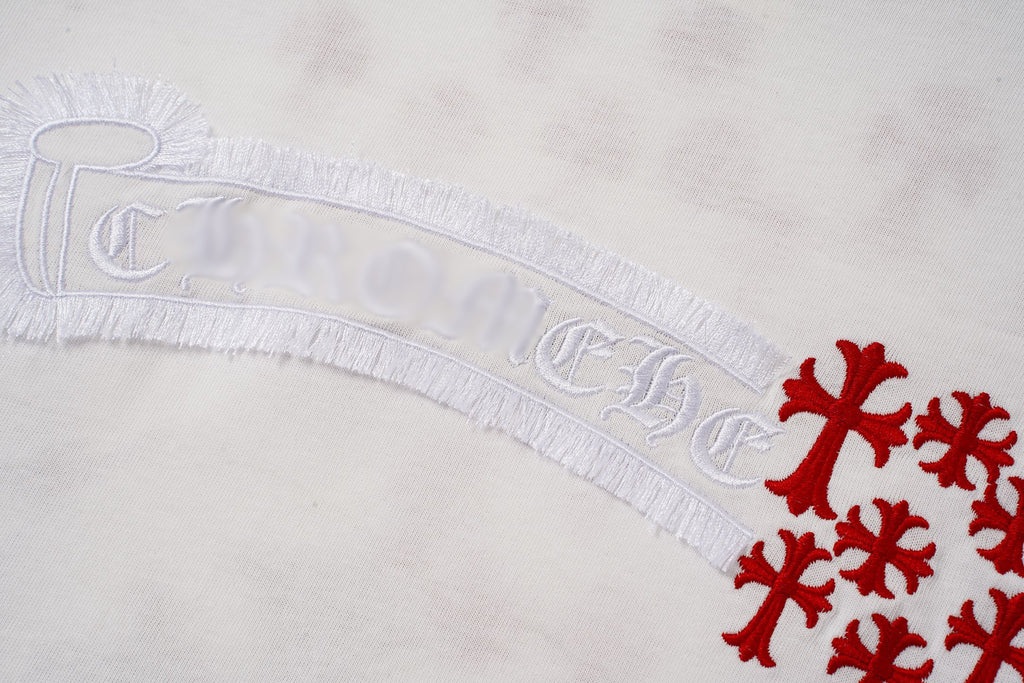 Red Cross Scatter White T-Shirt™