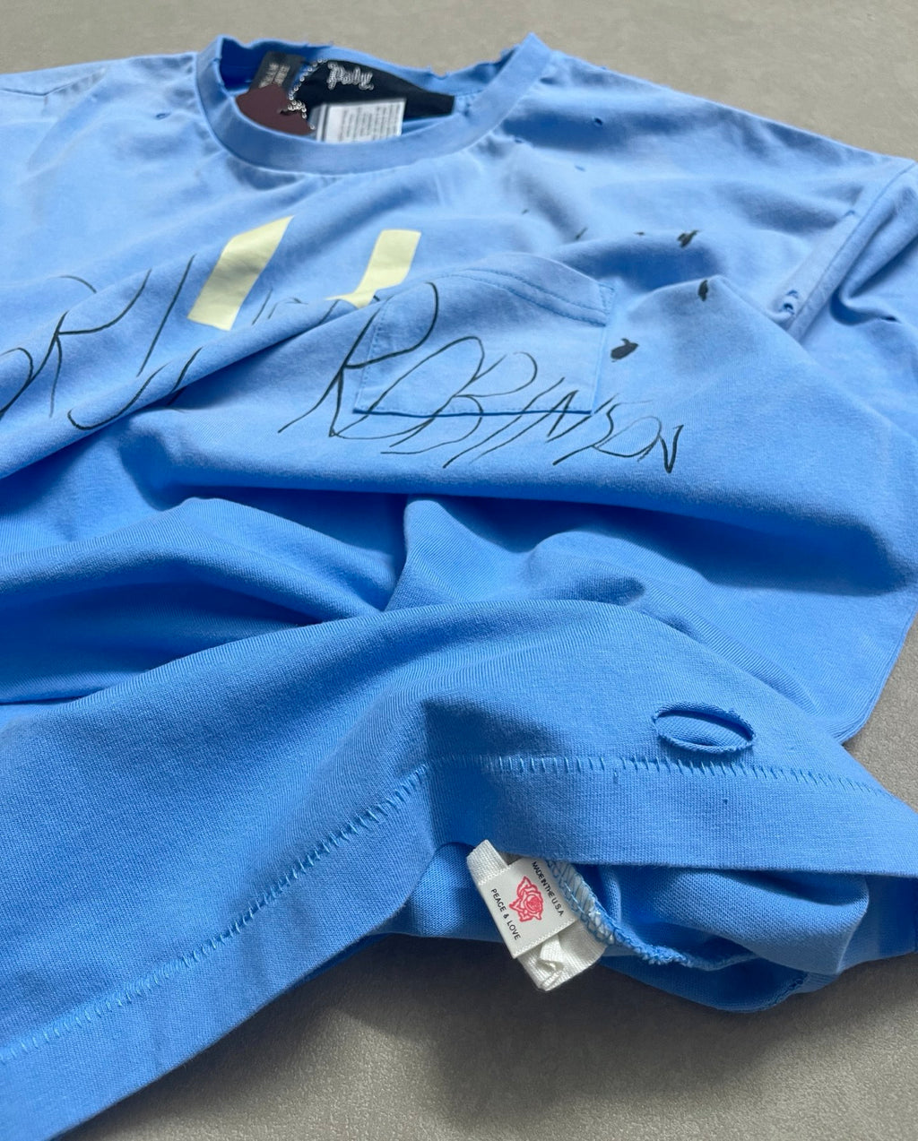 Paly Hllywd Blue Bruce Pocket Tee™