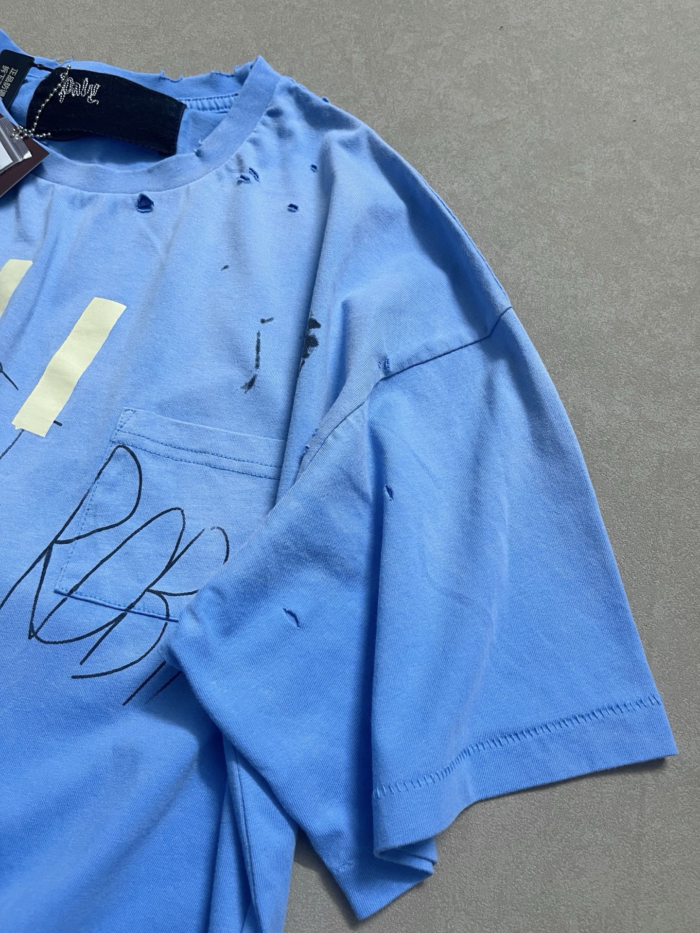 Paly Hllywd Blue Bruce Pocket Tee™