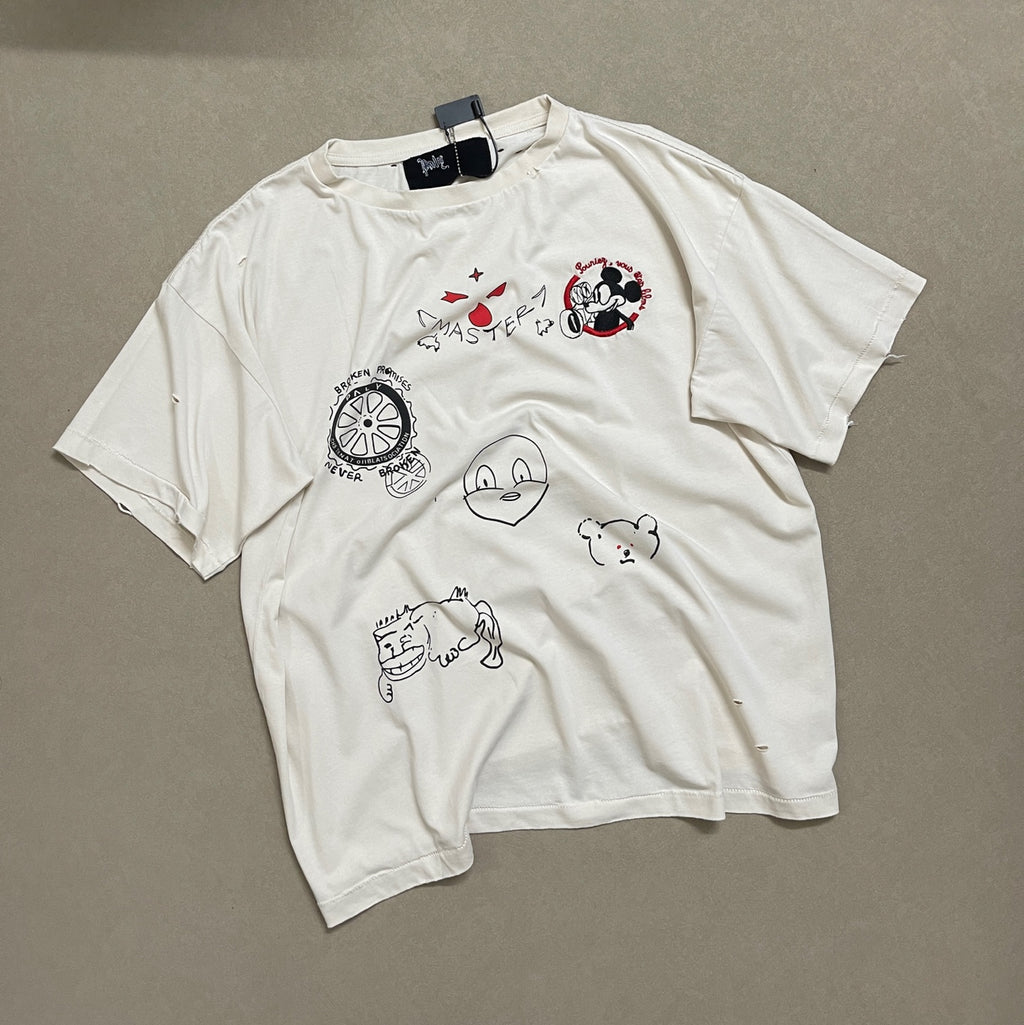 Paly Hllywd Vintage Cream Signature Tee™
