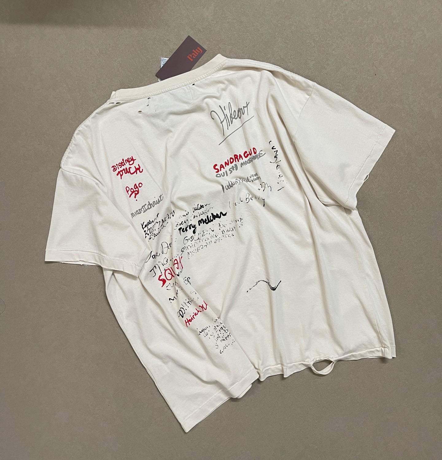 Paly Hllywd Vintage Cream Signature Tee™