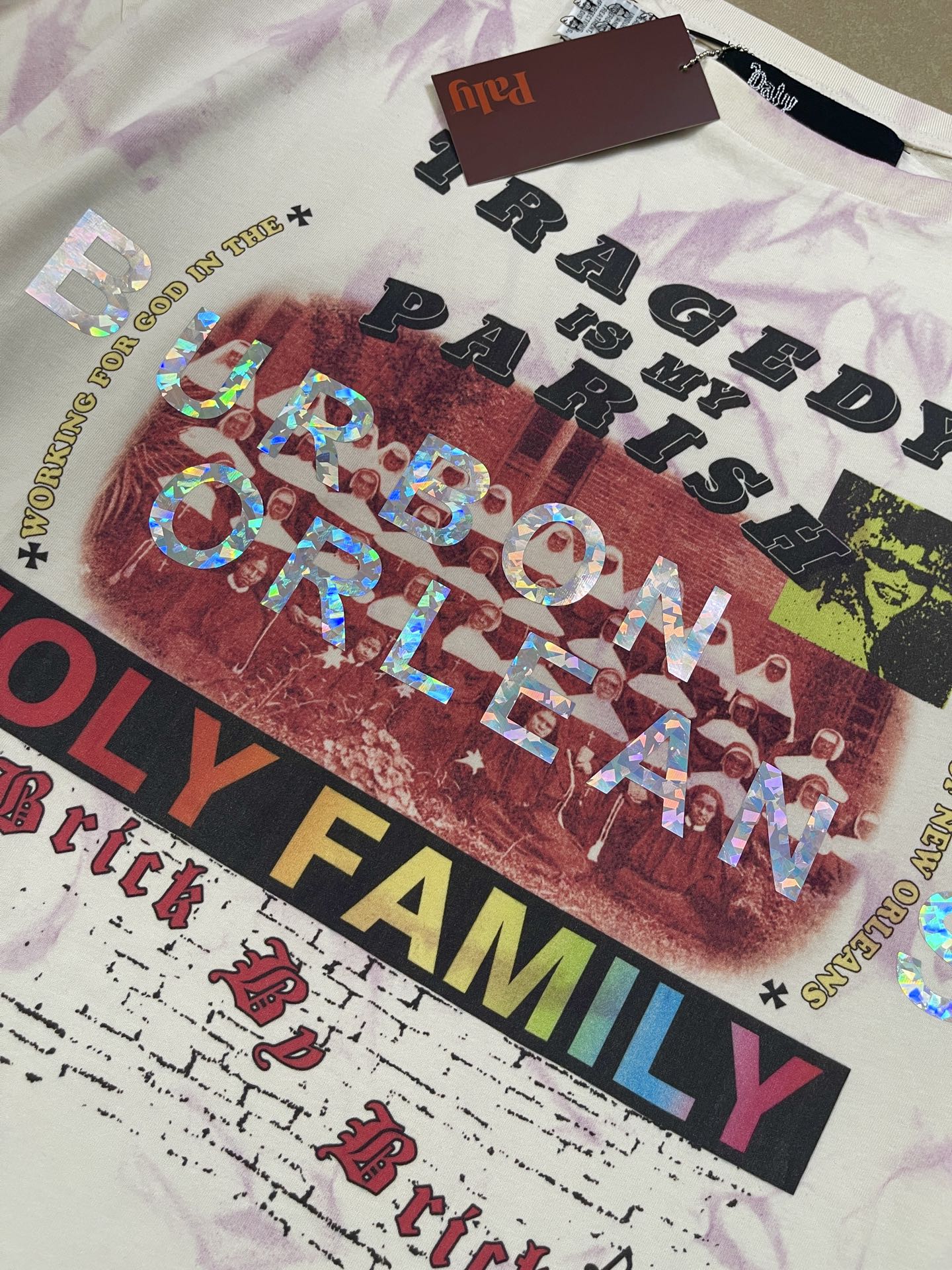 Paly Hllywd Holy Family Tie Dye Tee™