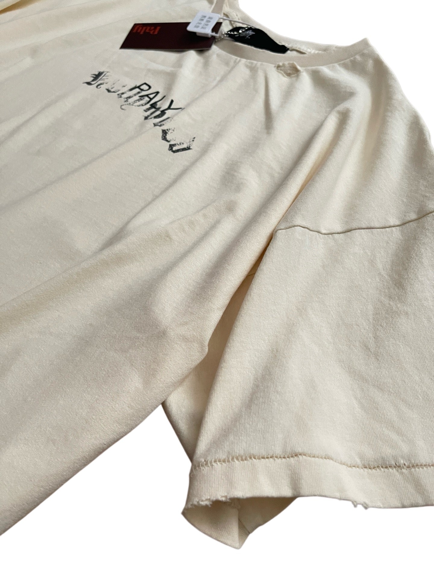 Paly Hllywd Typography Logo Cream Tee™