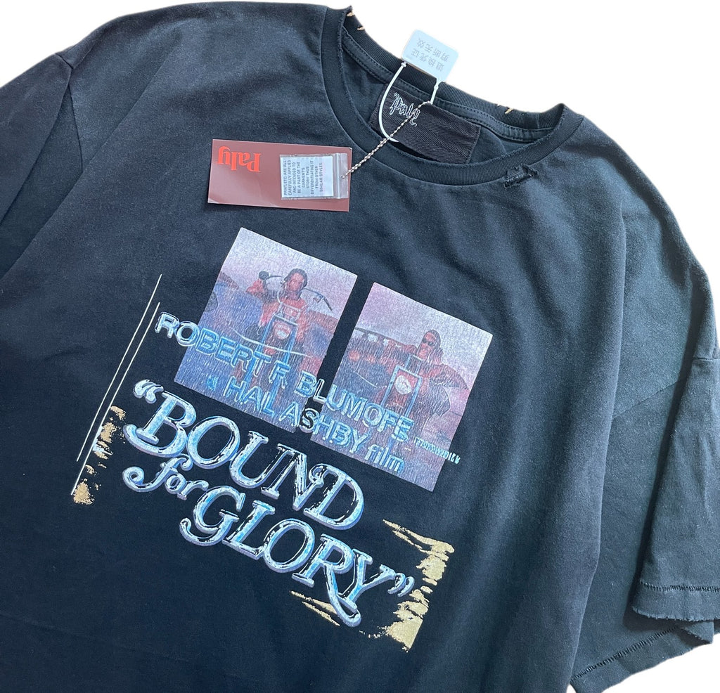 Paly Hllywd Bound for Glory Washed Black Tee™