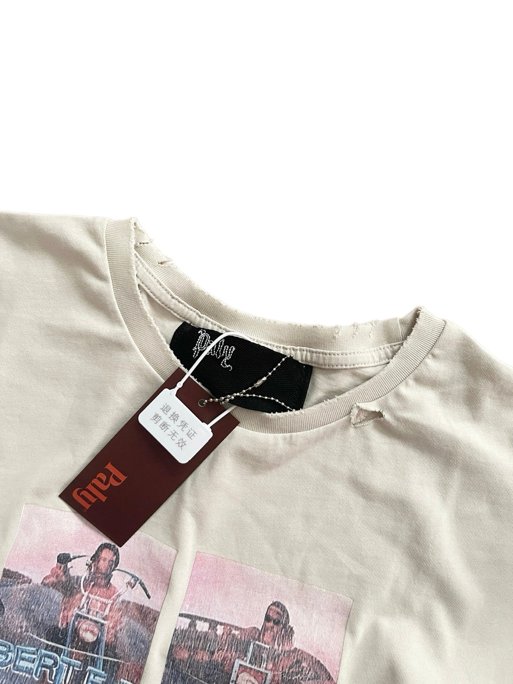 Paly Hllywd Bound for Glory Cream Tee™