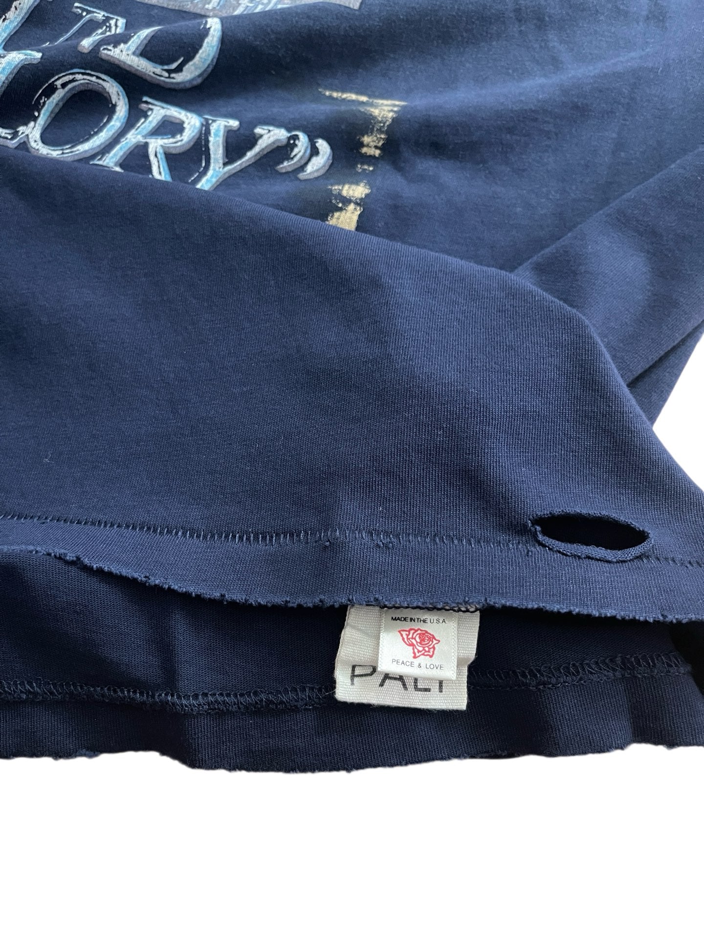Paly Hllywd Bound for Glory Washed Blue Tee™