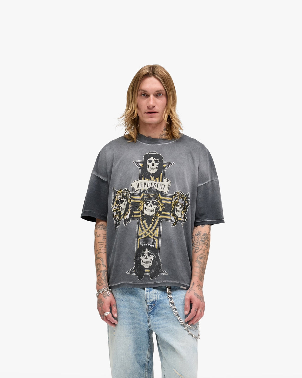 RPRSNT Guns N' Roses Cross Black T-Shirt™