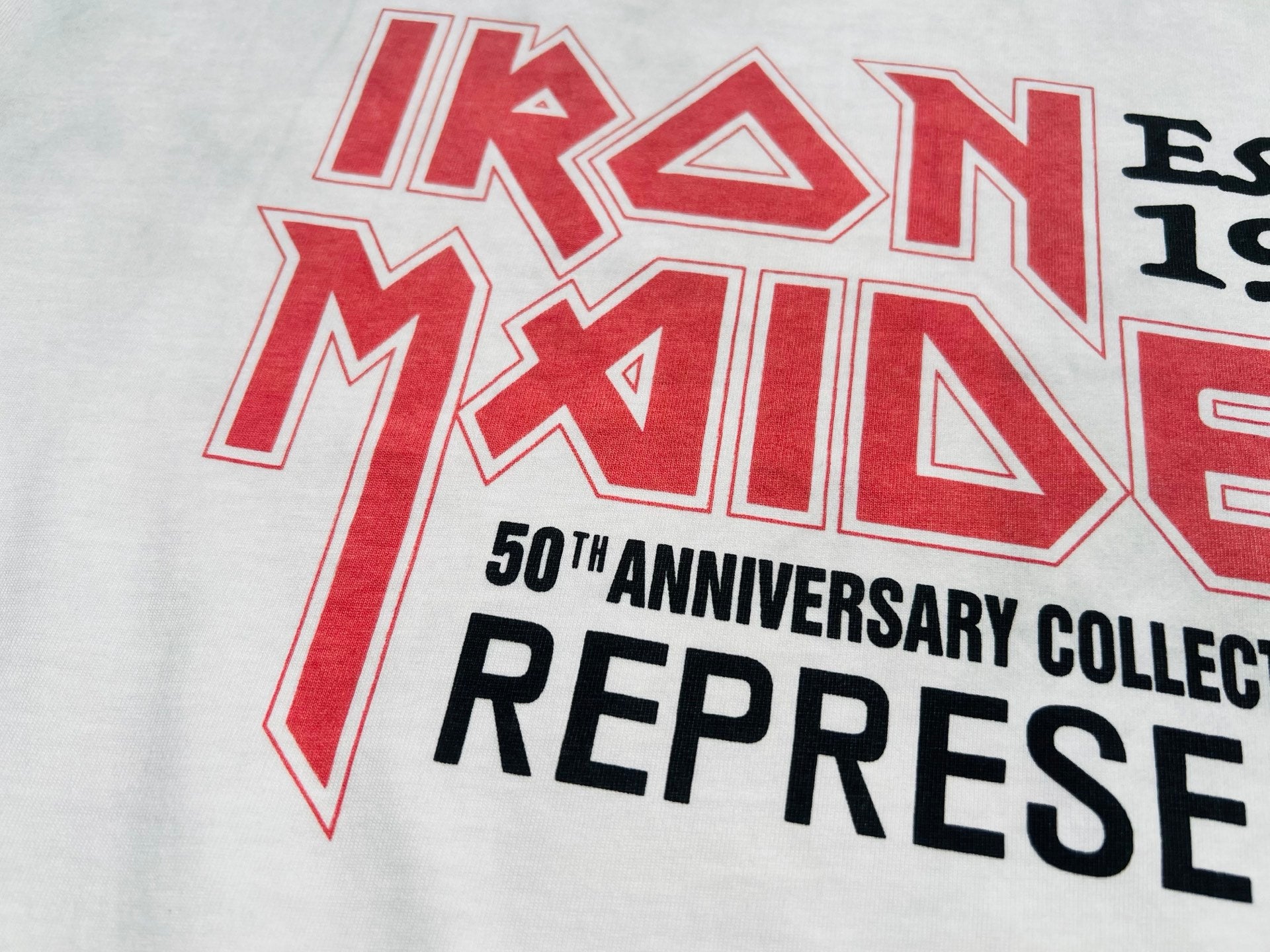 RPRSNT Iron Maiden Anniversary White T-Shirt™
