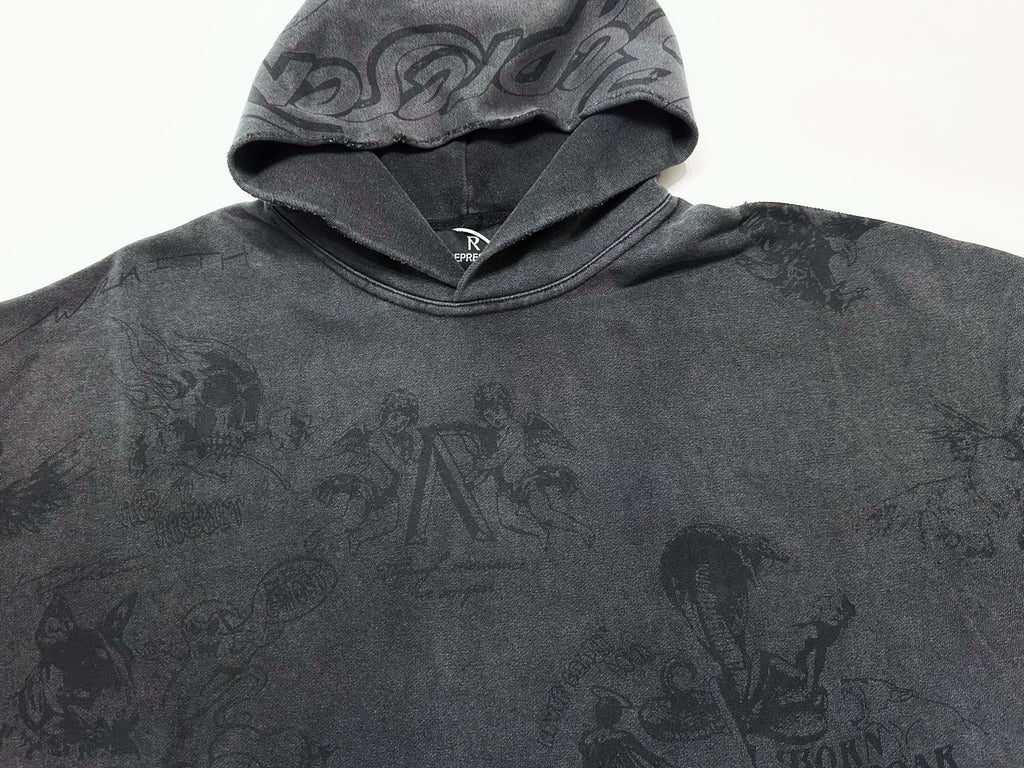 RPRSNT Storms in Heaven Grey Hoodie™