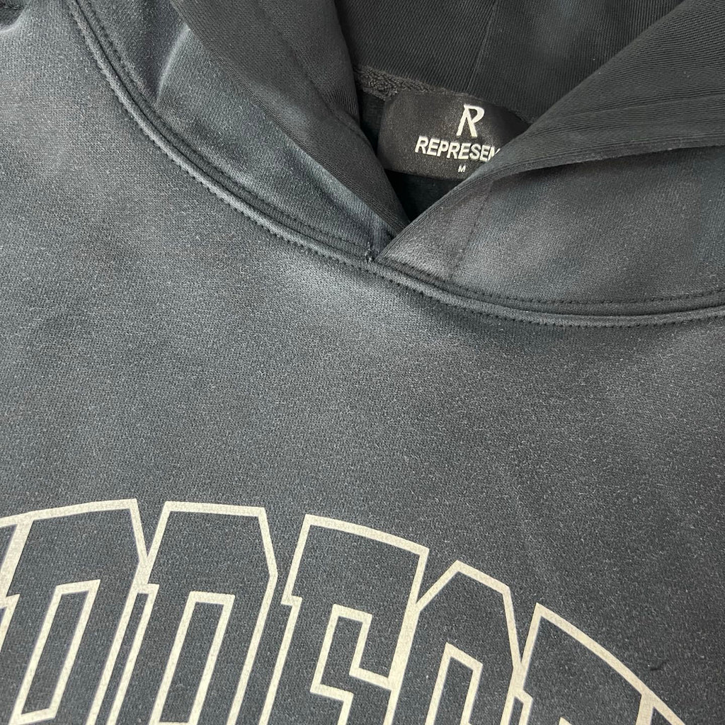 RPRSNT Legacy Crest Stained Black Hoodie™