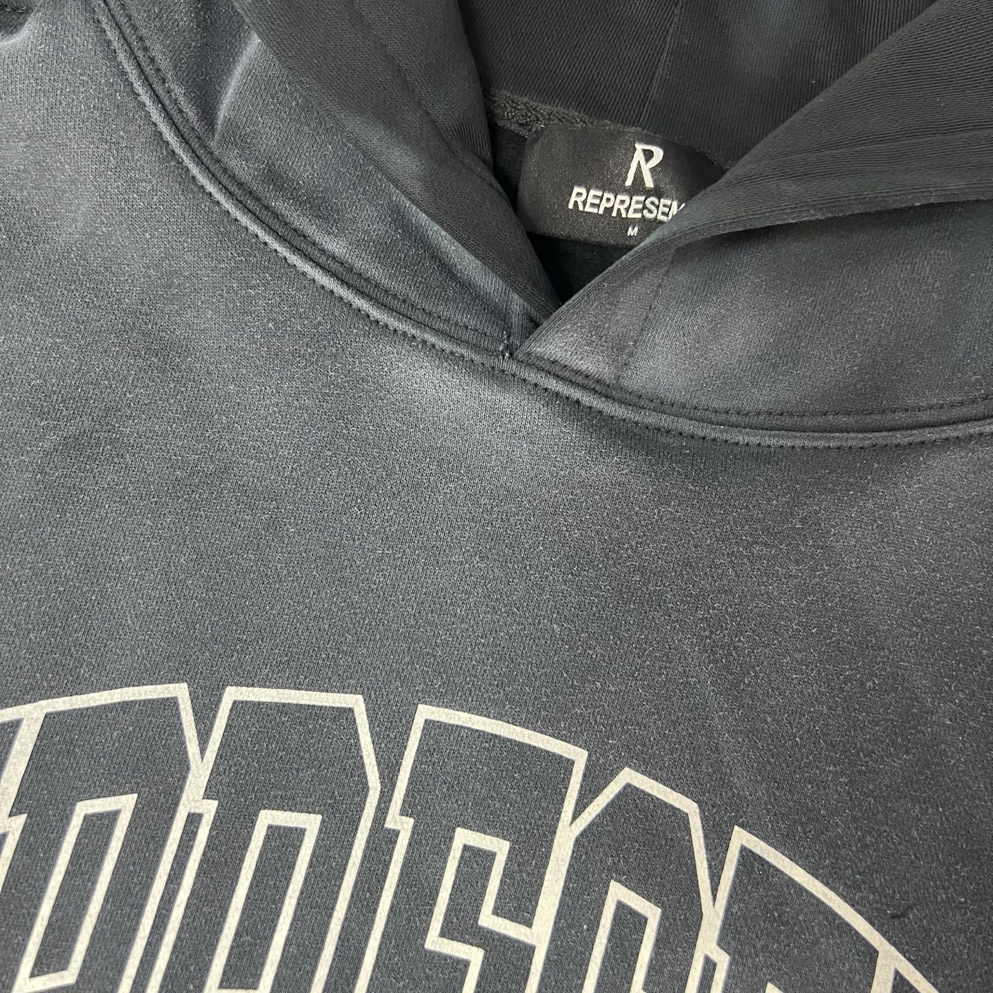 RPRSNT Legacy Crest Stained Black Hoodie™