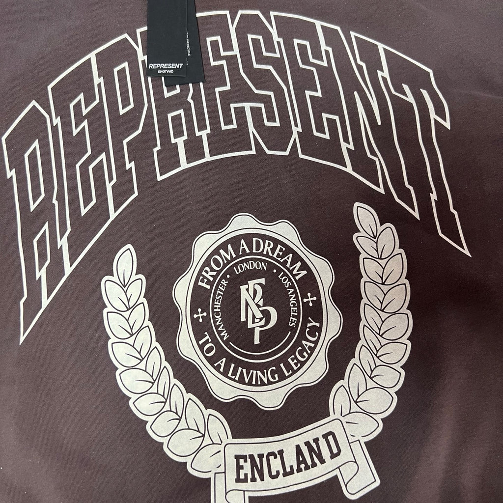 RPRSNT Legacy Crest Stained Brown Hoodie™