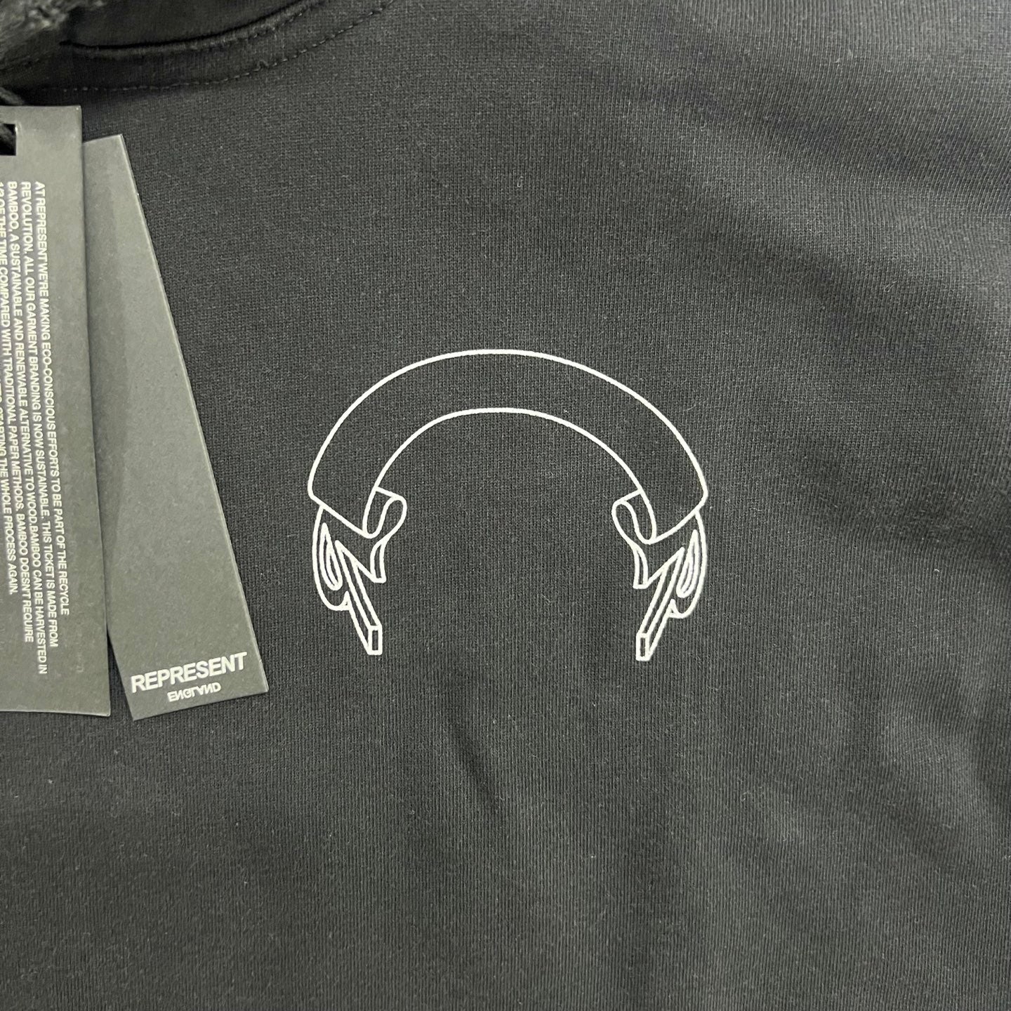 RPRSNT Stained Black Banner Hoodie™