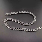 S925 Silver Patterned Flower Cross Link Necklace™
