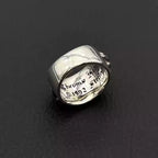 S925 Silver Ornate Flower Cross Ring™