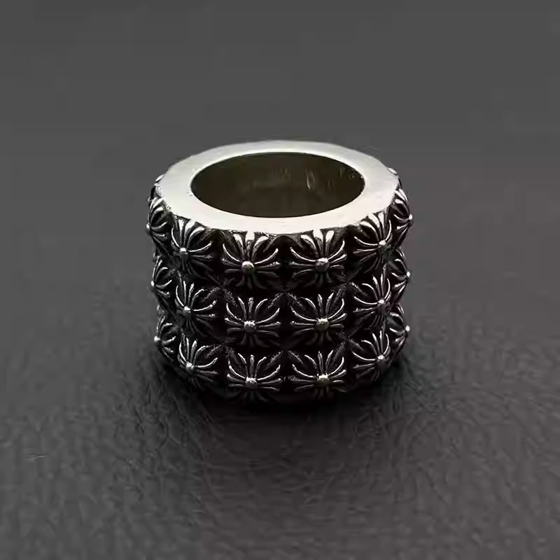 S925 Silver Three-Layer Flower Pattern Ring™