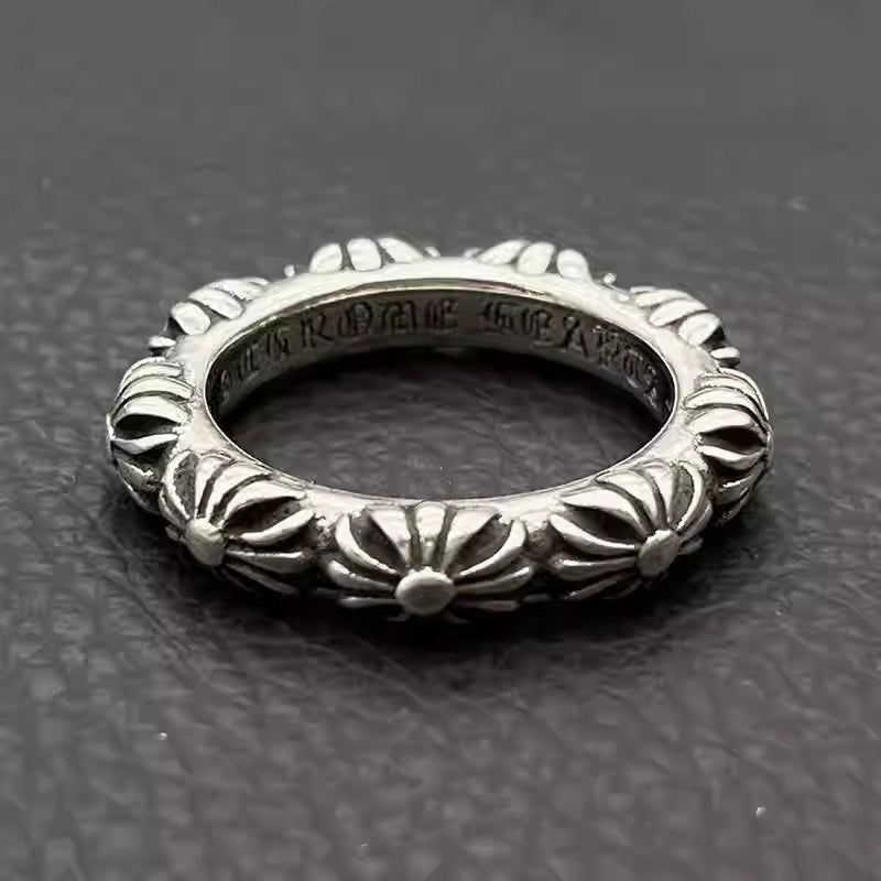 S925 Silver Flower Pattern Ring™