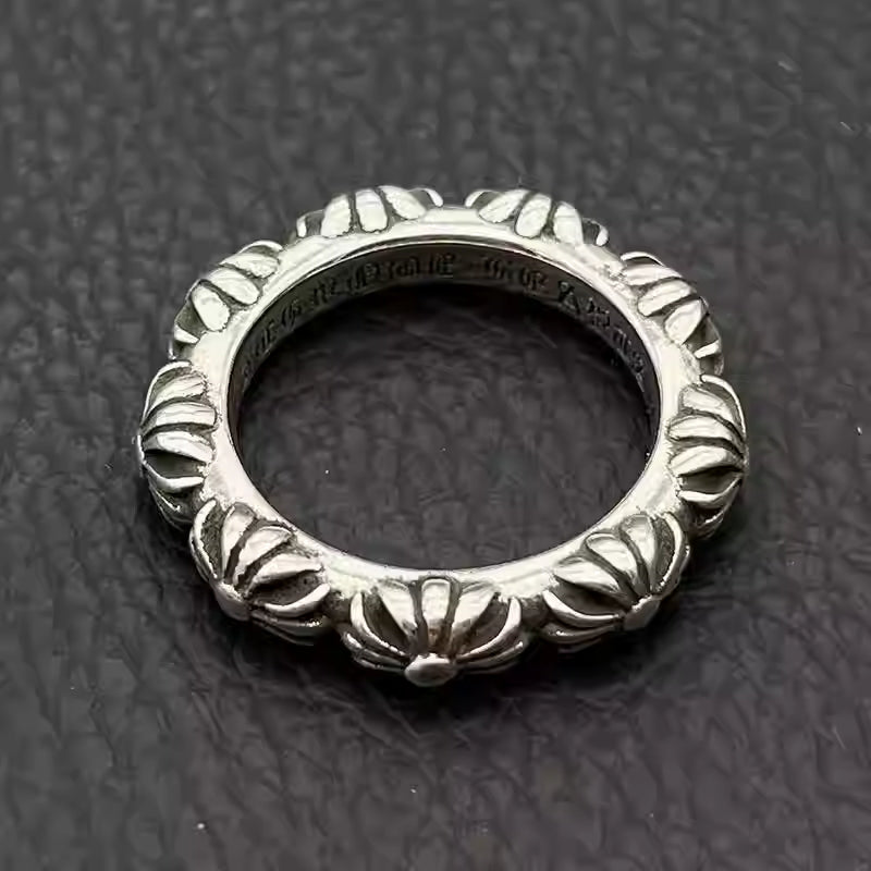 S925 Silver Flower Pattern Ring™