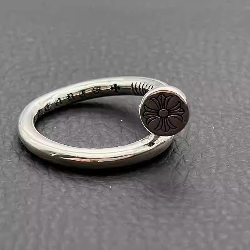 S925 Silver Flathead Nail Open Ring™