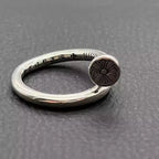 S925 Silver Flathead Nail Open Ring™
