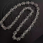S925 Silver Flower Cross Link Necklace™