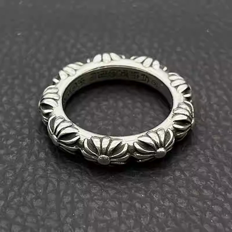 S925 Silver Flower Pattern Ring™