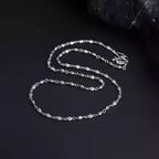 S925 Silver Cross Engraved Link Chain Necklace™