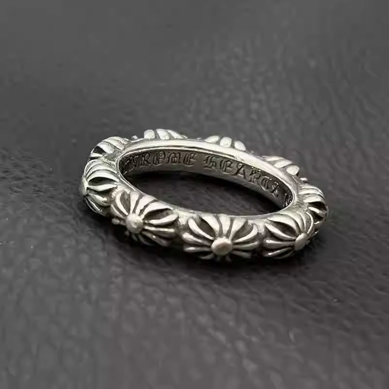 S925 Silver Flower Pattern Ring™