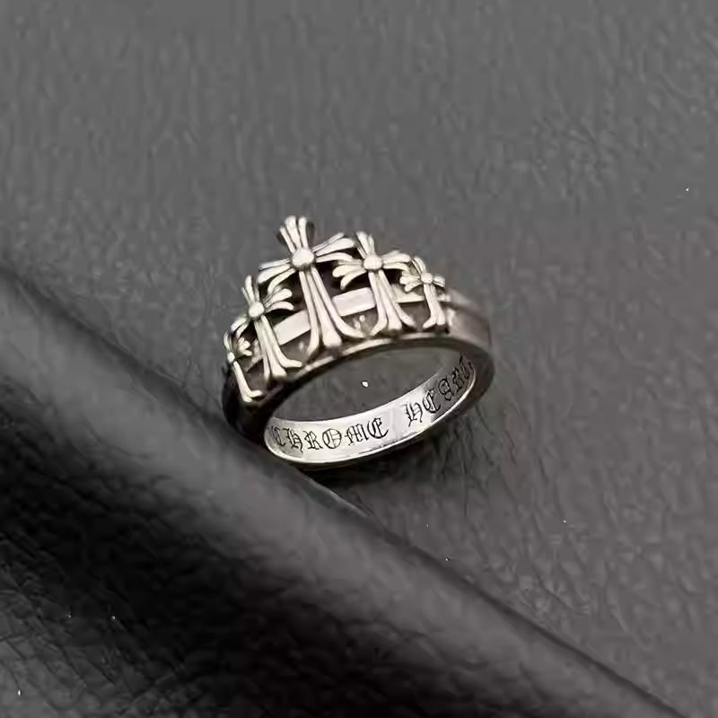 S925 Silver Cross Crown Ring™
