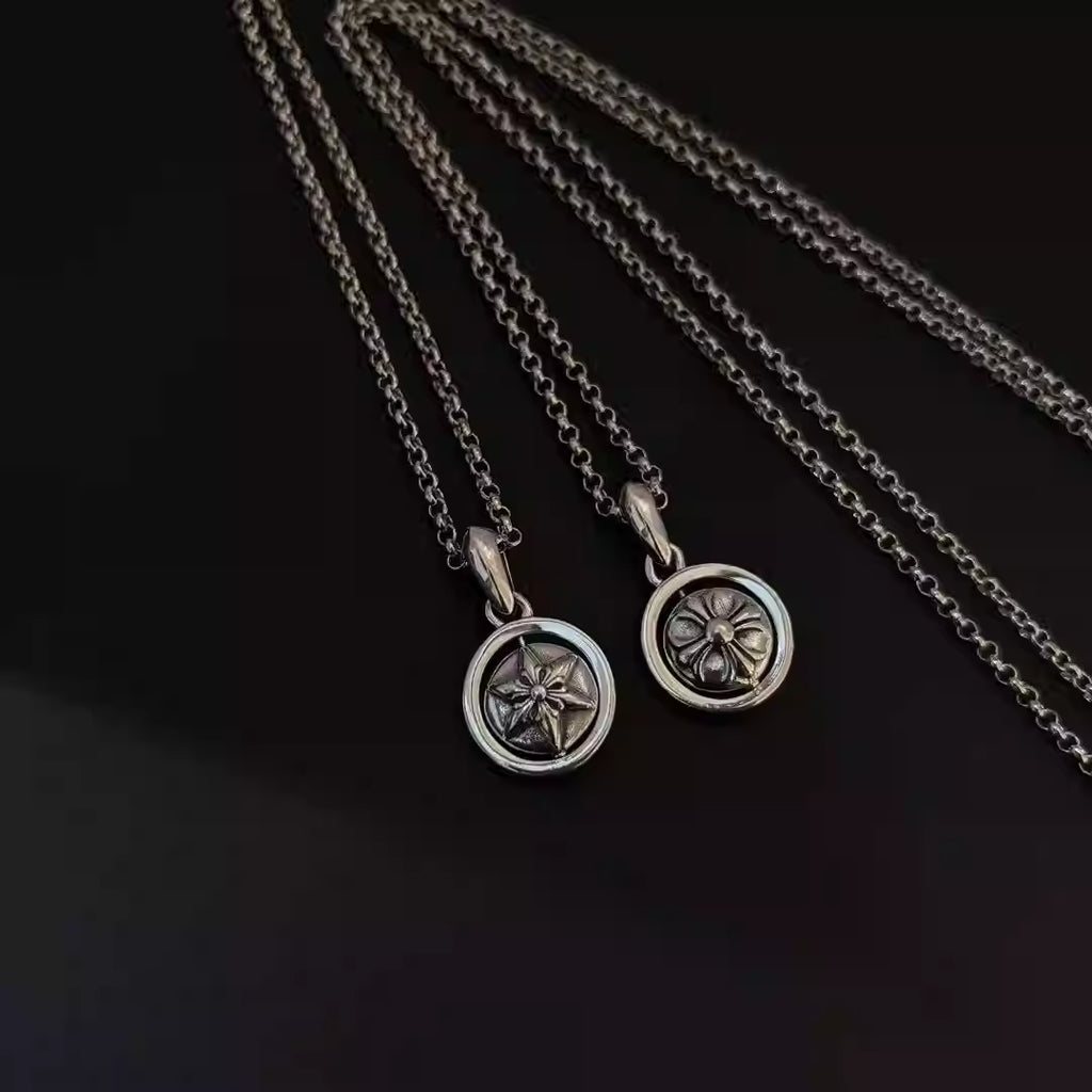 S925 Silver Rotating Medallion Pendant Necklace™