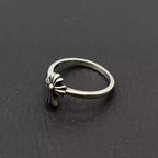 S925 Silver Fleur Cross Small Ring™