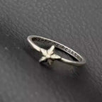 S925 Silver Fleur Star Small Ring™