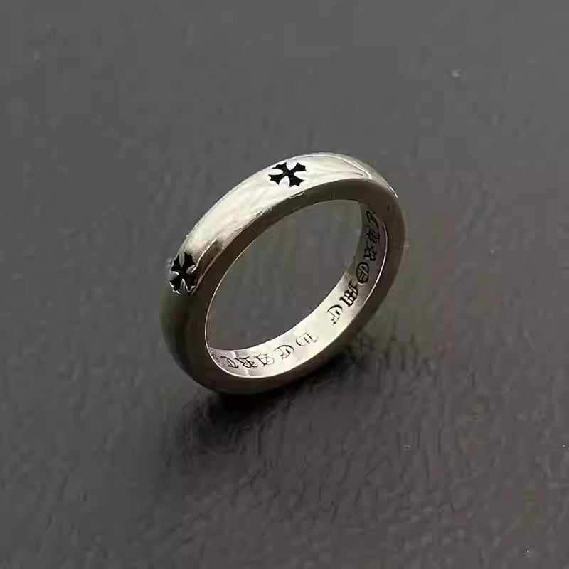 S925 Silver Cross Band Ring™
