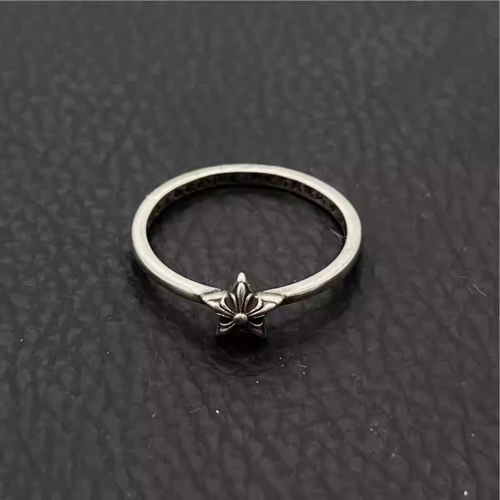 S925 Silver Fleur Star Small Ring™