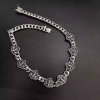 S925 Silver Fleur De Lis Shield Necklace™