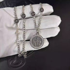 S925 Silver Saint Icon Medallion Necklace™