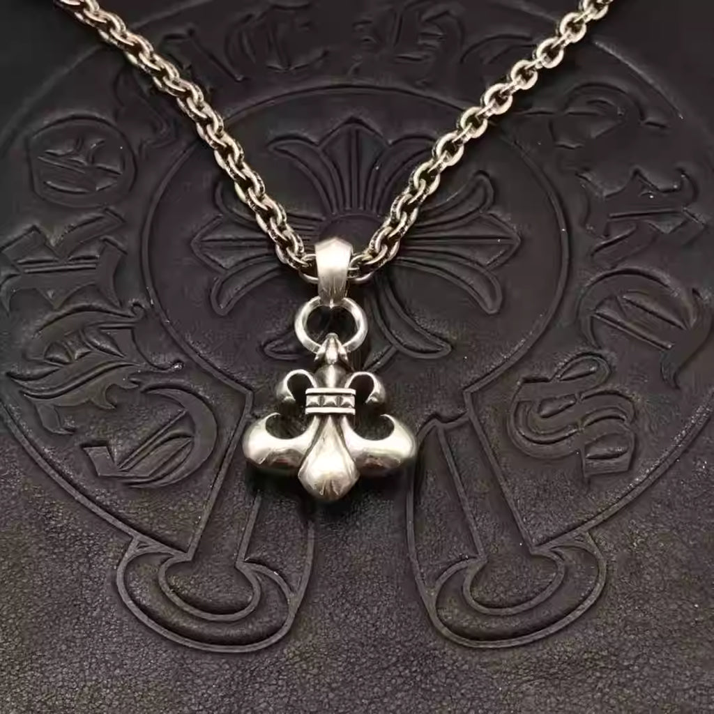 S925 Silver Fleur De Lis Pendant Necklace™