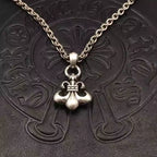 S925 Silver Fleur De Lis Pendant Necklace™