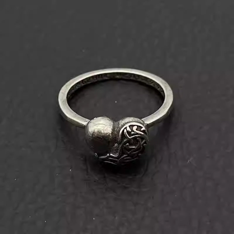 S925 Silver Engraved Heart Ring™