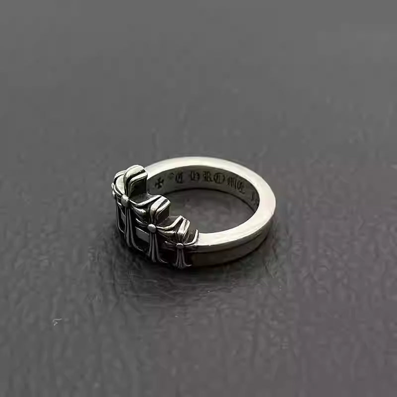 S925 Silver Cross Crown Ring™