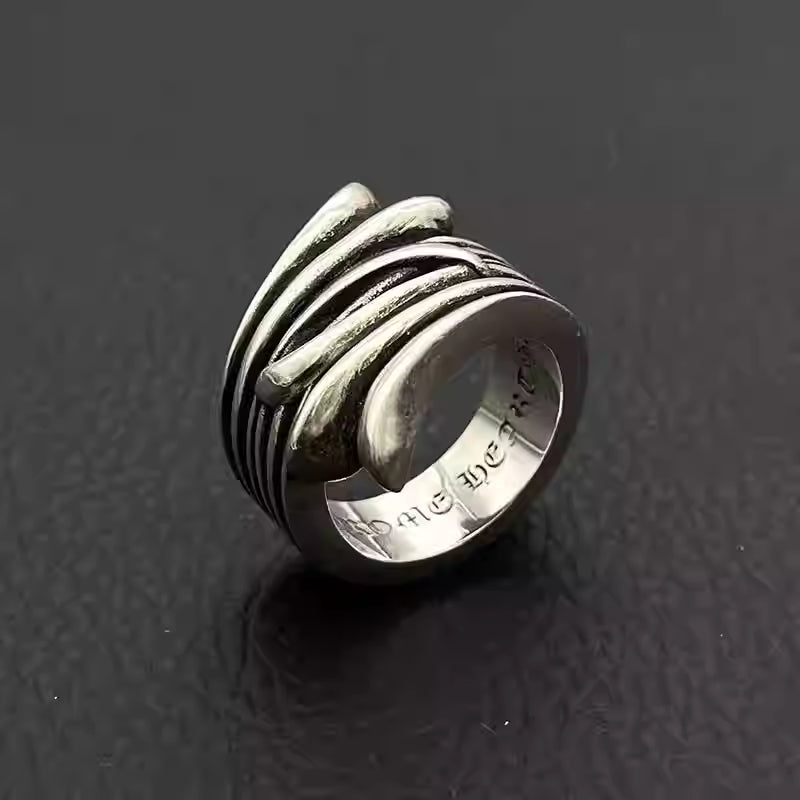 S925 Silver Carved Floral Ring™