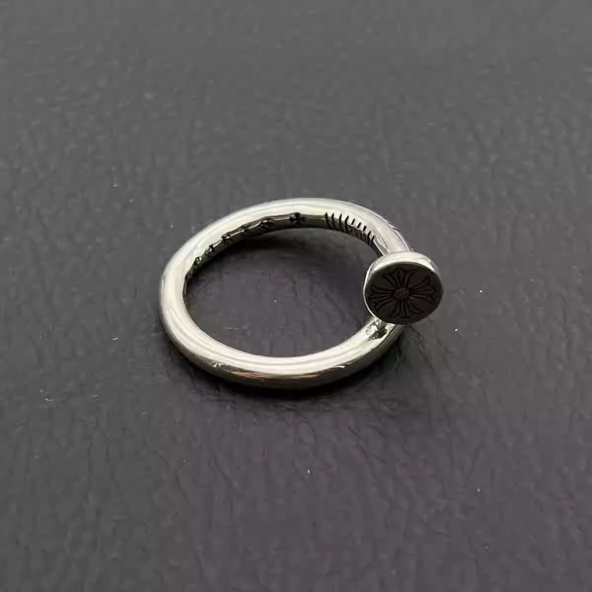 S925 Silver Flathead Nail Open Ring™