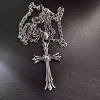 S925 Silver Flared Cross Pendant Necklace™