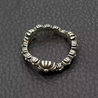S925 Silver Flower Link Band Ring™