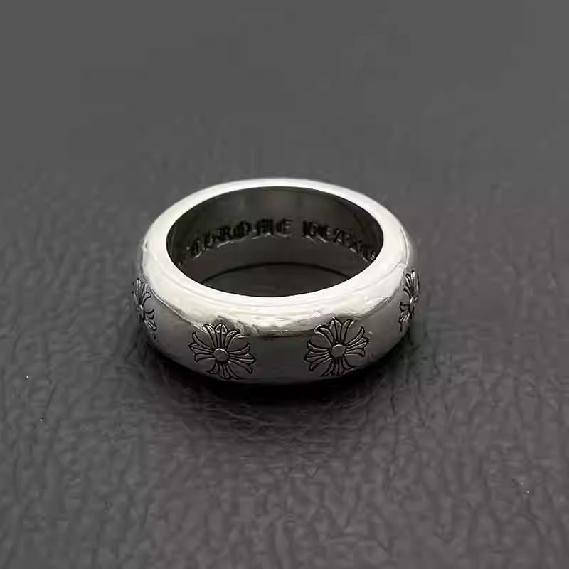 S925 Silver Flower Engraved Ring™