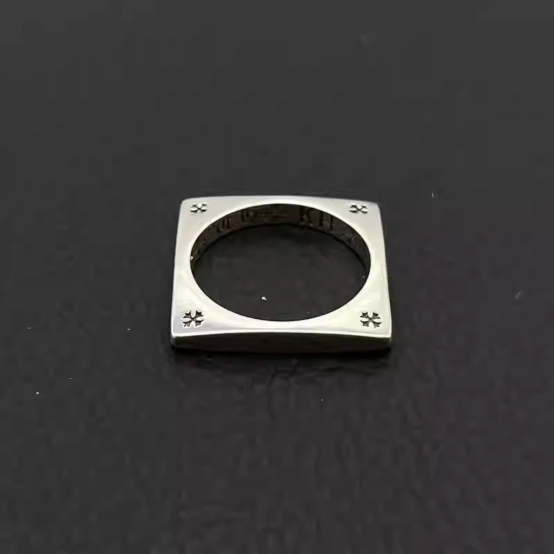 S925 Silver Square Cross Ring™