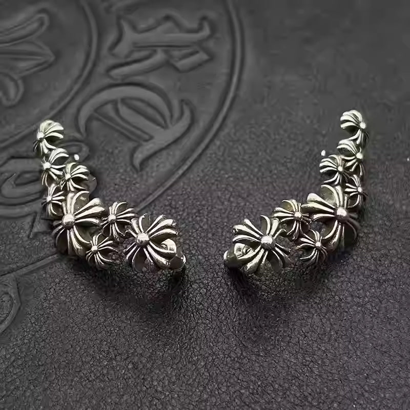 S925 Silver Multicross Flower Earrings™