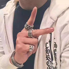 S925 Silver Flower Signet Ring™