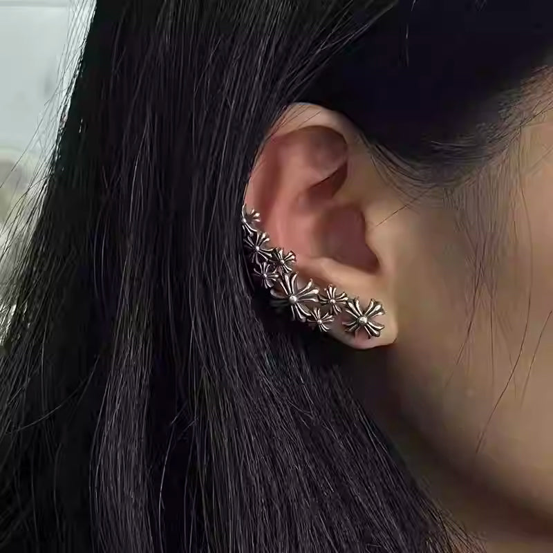 S925 Silver Multicross Flower Earrings™